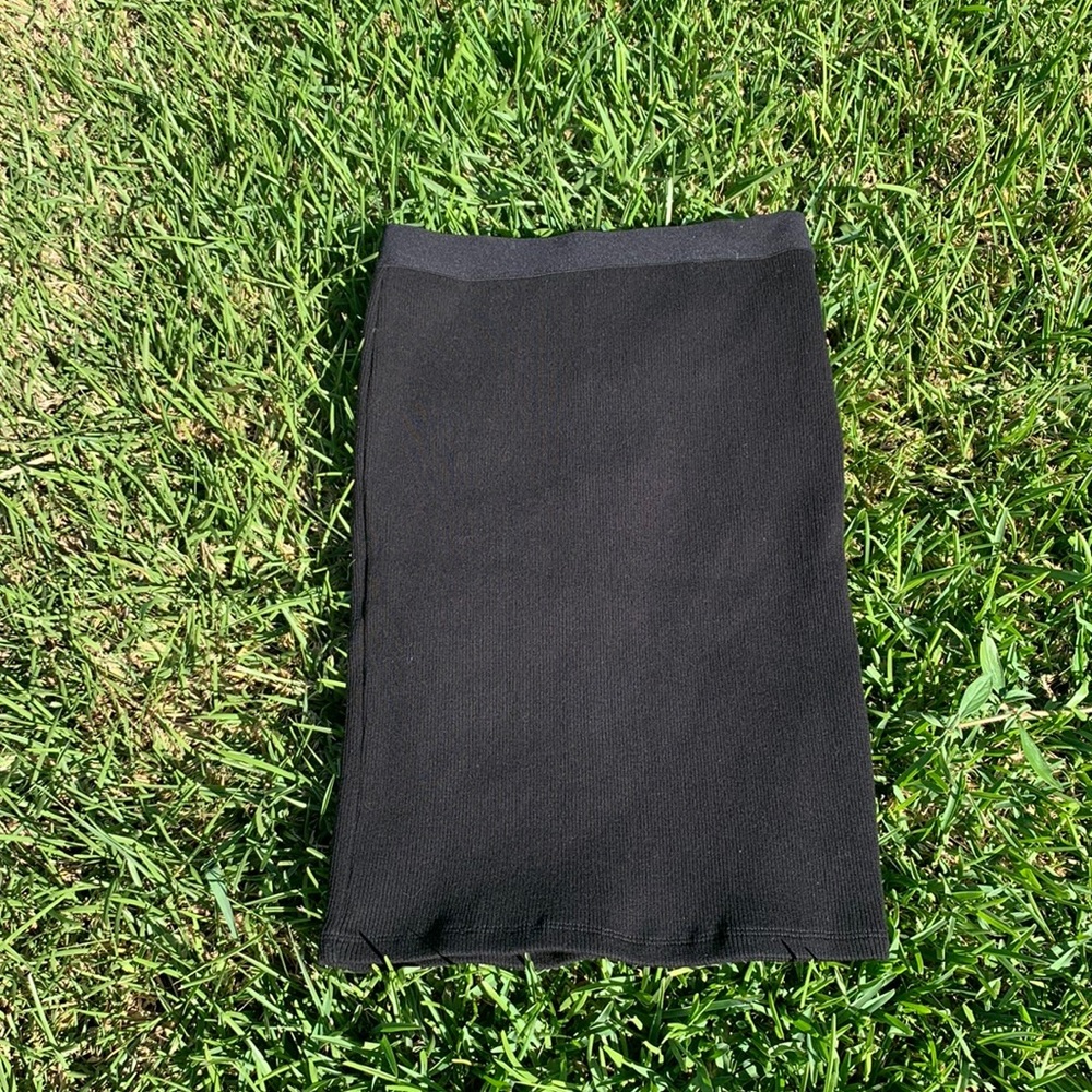 Philosophy Ribbed Pencil Skirt - Picture 3 of 14